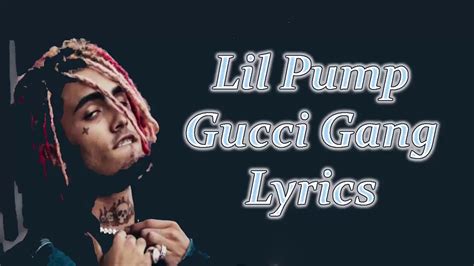 lil pump gucci gang testo|gucci gang lyrics copy paste.